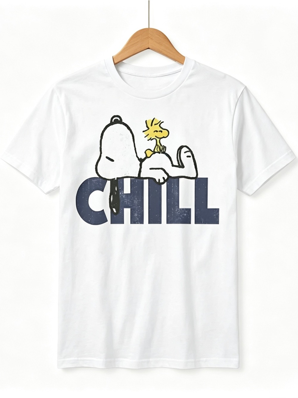Peanuts Snoopy Chill T-Shirt | Funny Woodstock Dog Graphic T-shirt Unisex